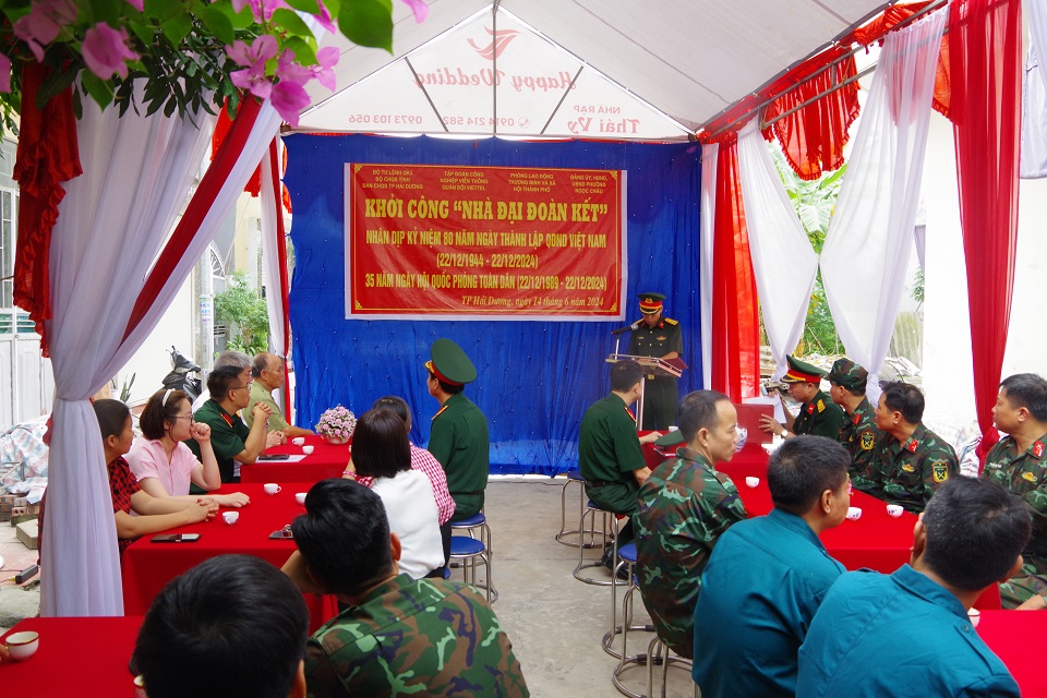 Khởi công Nhà Đại đoàn kết tại Thành phố Hải Dương